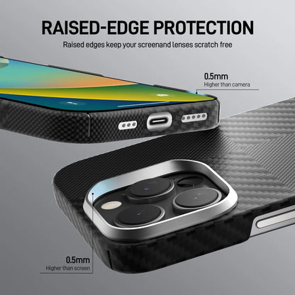 Luxury Real Carbon Fiber (600D) Case For iPhones